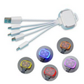 Led 4 In 1 USB Cable